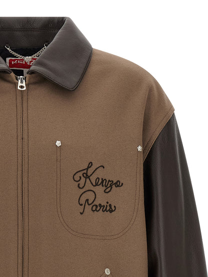 'KENZO Paris Chainstitch' jacket Down jacket, Parka, Casual jackets
