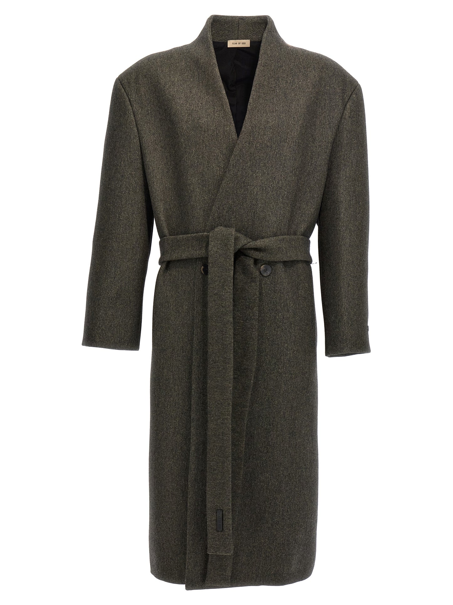 'Lapelless' coat Coats, trench coats