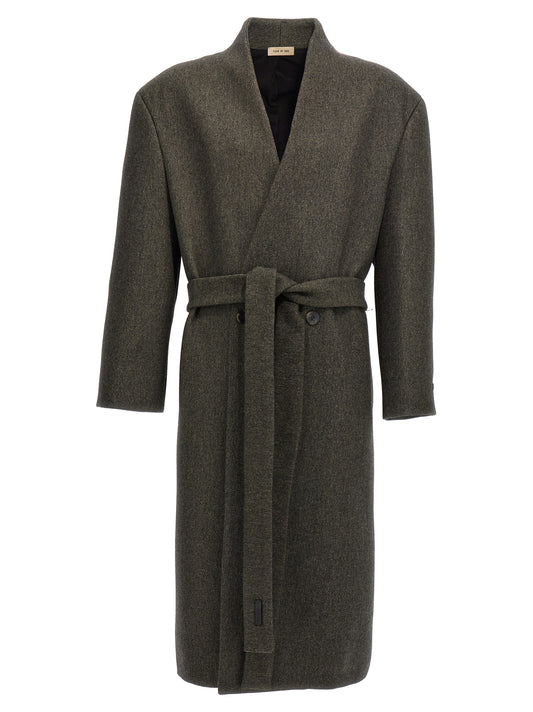 'Lapelless' coat Coats, trench coats