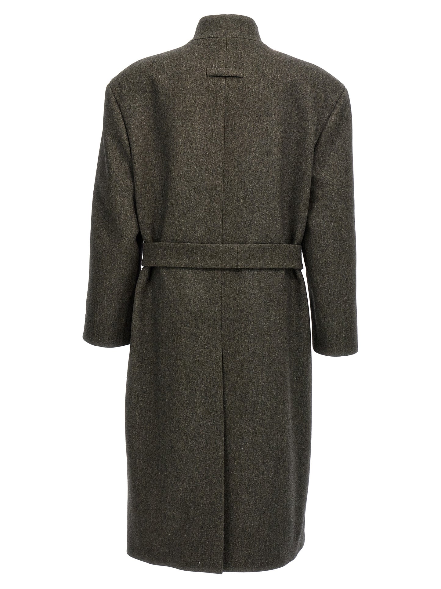'Lapelless' coat Coats, trench coats