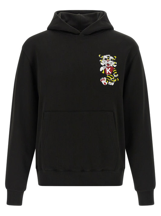 'Wild Tiger Embroidered' hoodie Sweatshirt