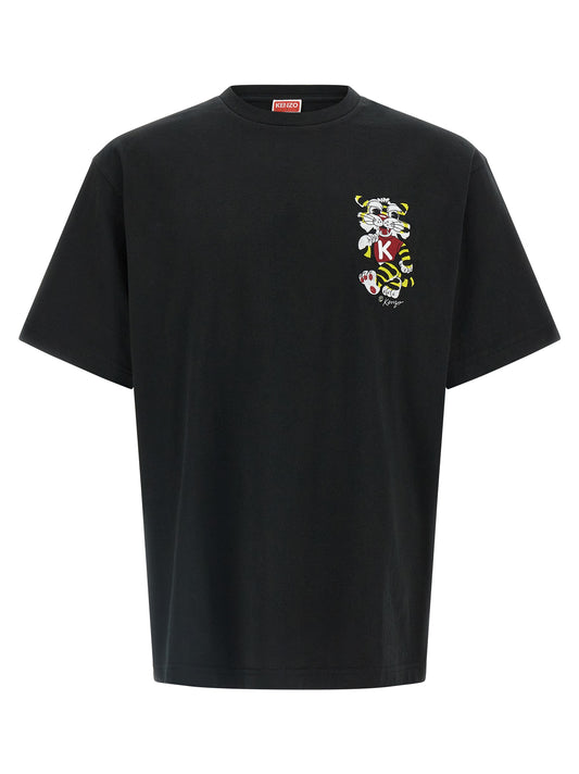 'Wild Tiger embroidered' T-shirt T-shirt