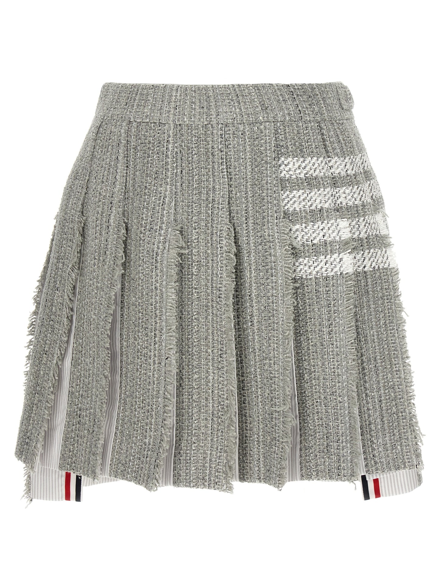 Pleated tweed skirt Skirts