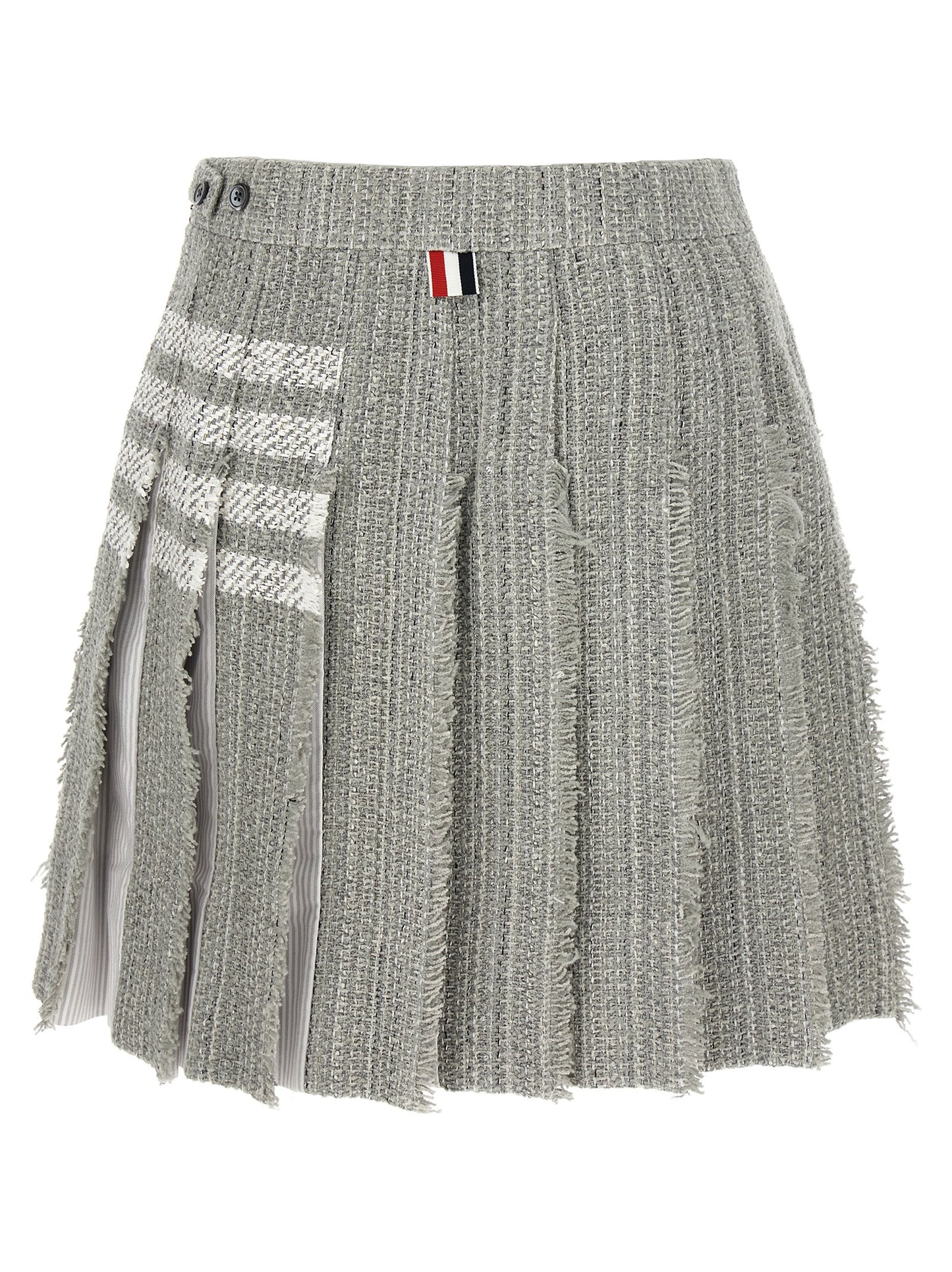 Pleated tweed skirt Skirts
