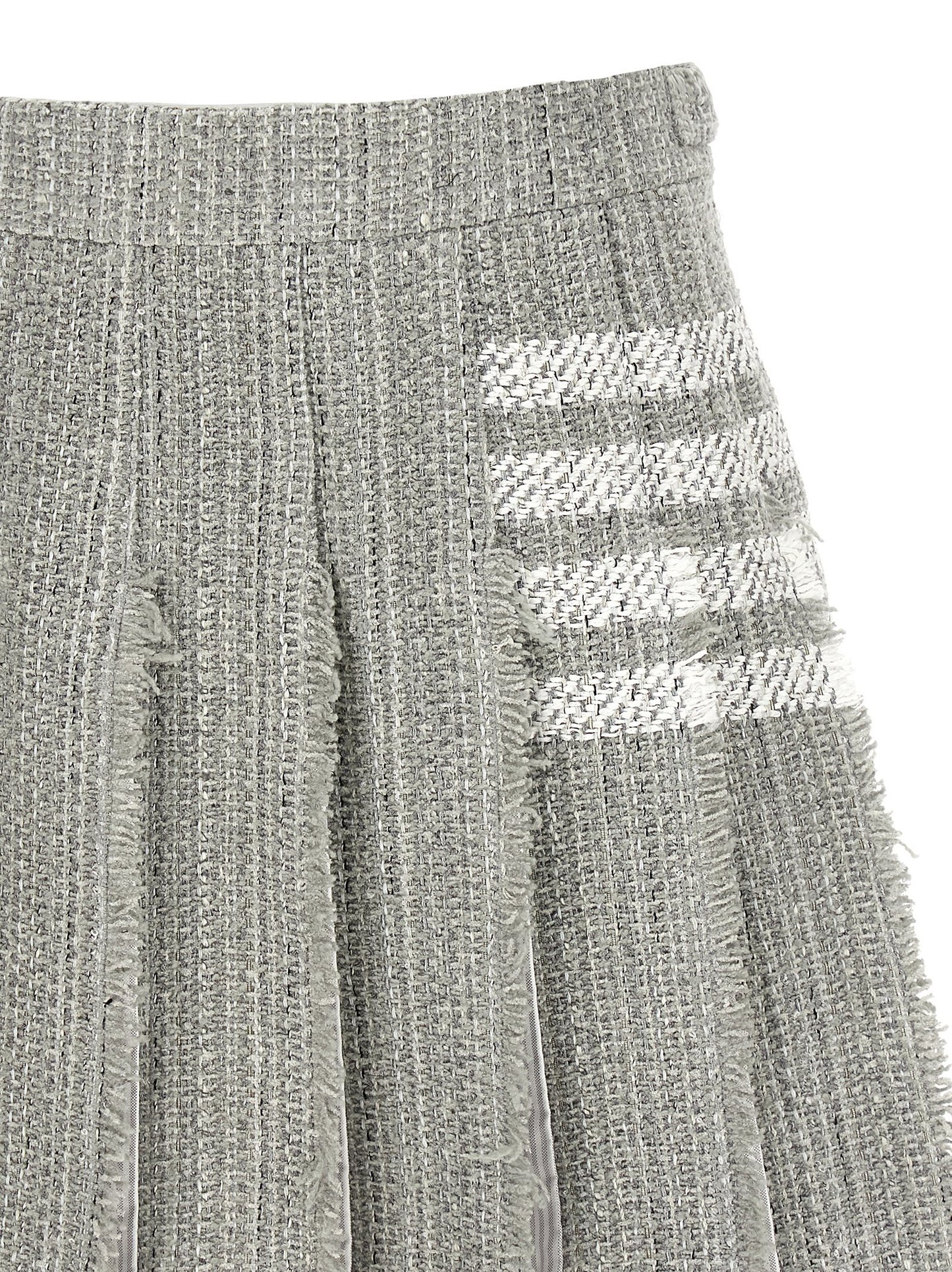 Pleated tweed skirt Skirts