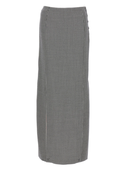 Pied de poule long skirt Skirts