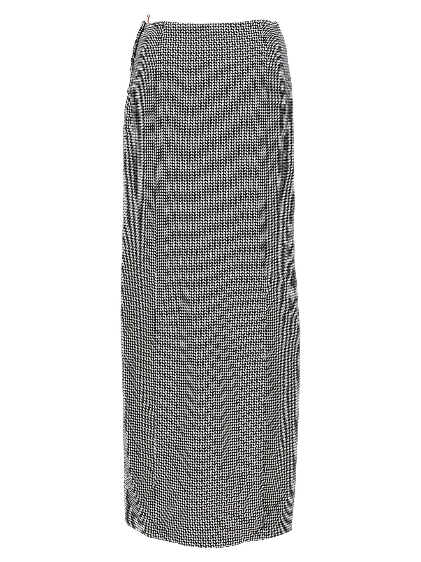 Pied de poule long skirt Skirts