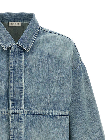 'Denim Trucker' jacket Down jacket, Parka, Casual jackets
