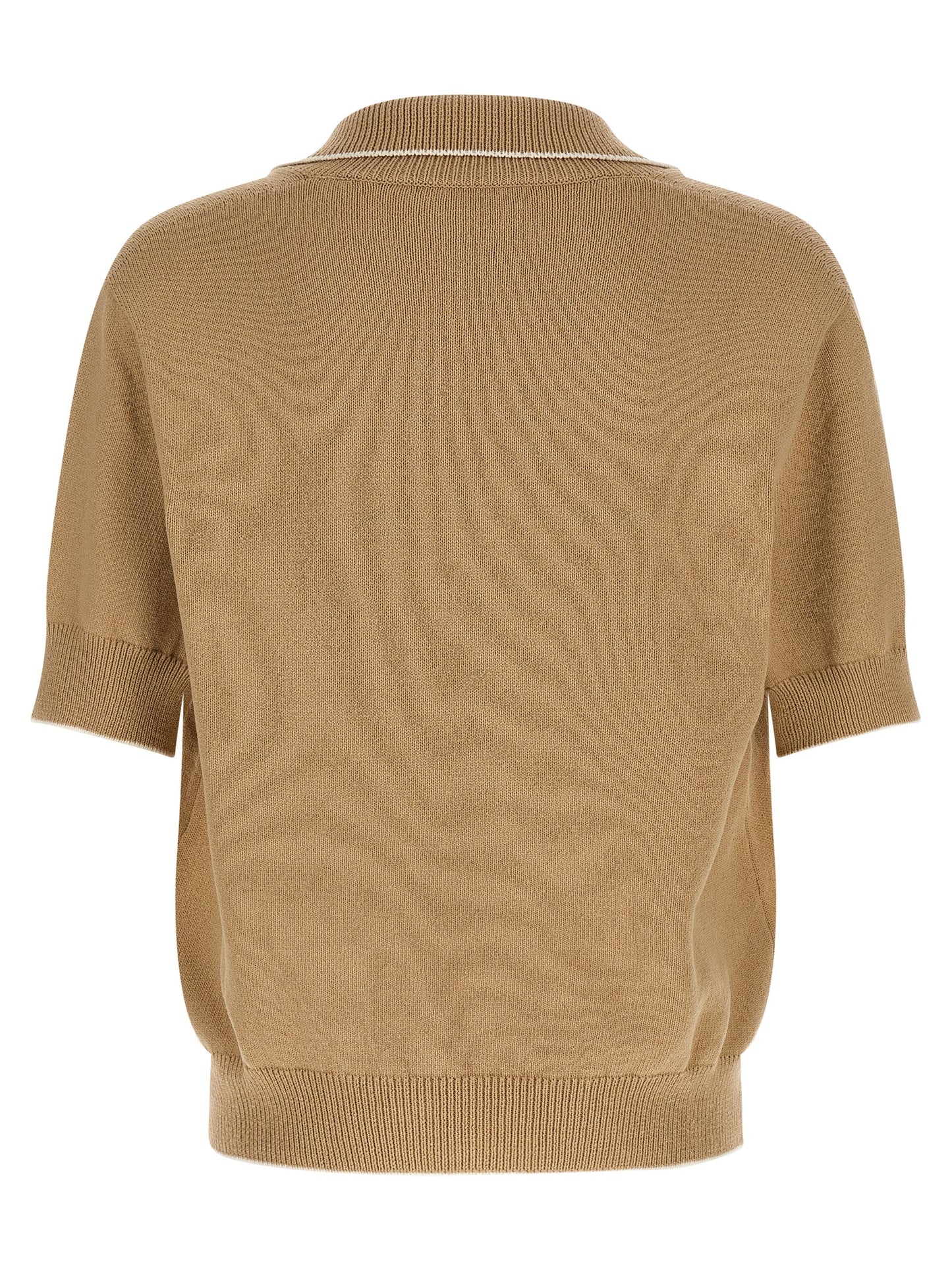 'Balmain Stemma' embroidery polo shirt Polo