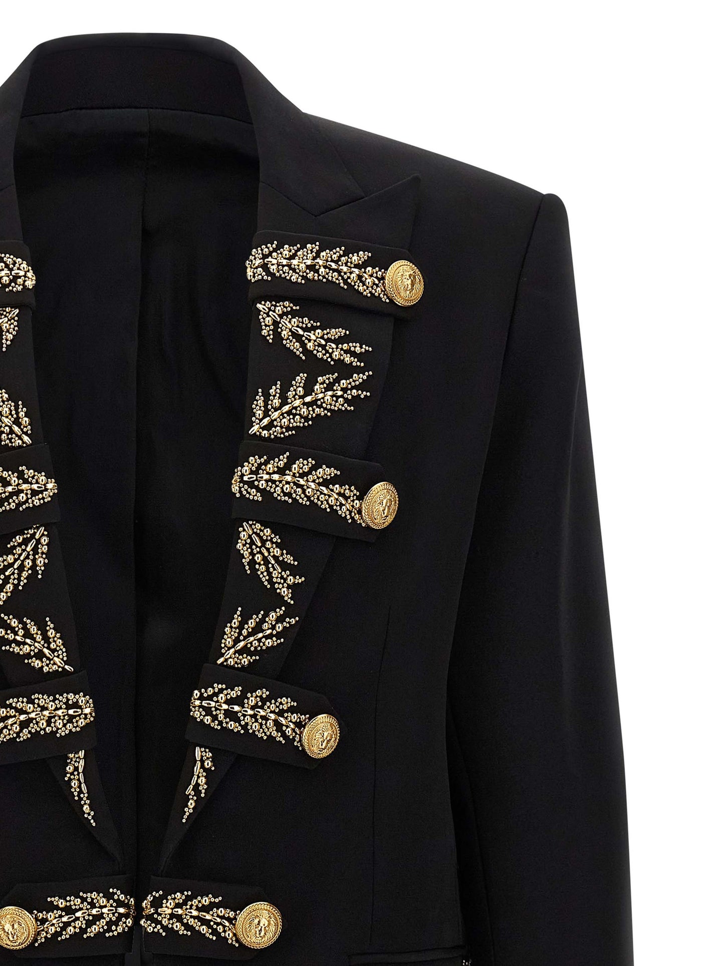 Leaf embroidery blazer Blazer