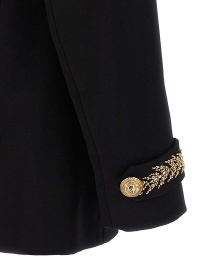 Leaf embroidery blazer Blazer