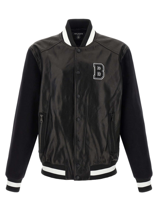 'Varsity' bomber jacket Down jacket, Parka, Casual jackets