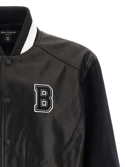 'Varsity' bomber jacket Down jacket, Parka, Casual jackets