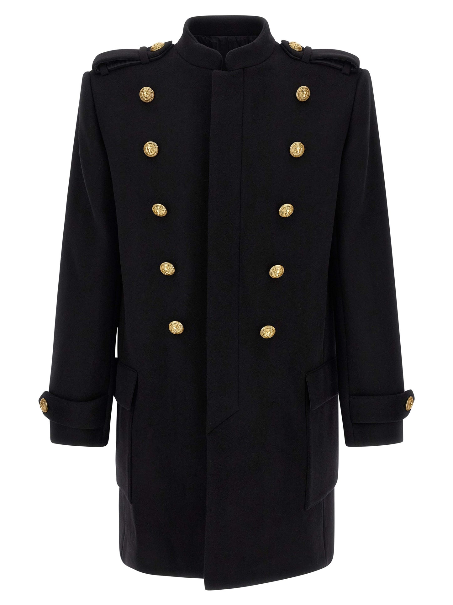 Removable plastron coat Coats, trench coats