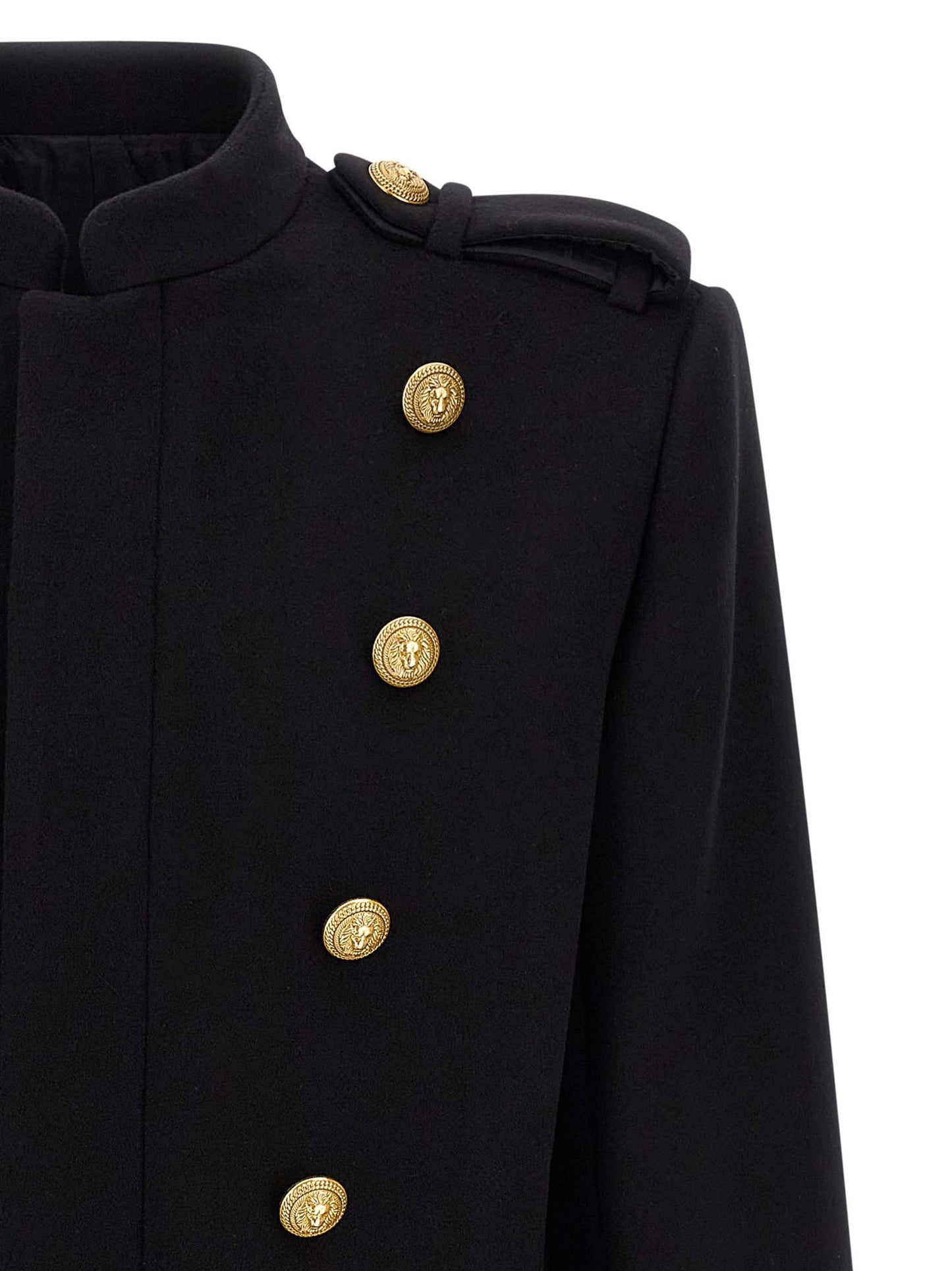 Removable plastron coat Coats, trench coats