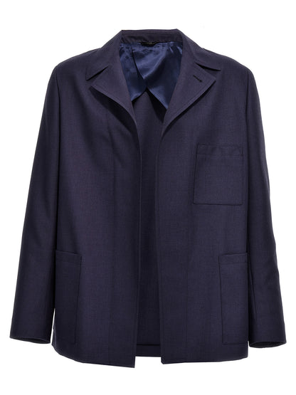 Half belt jacket Blazer