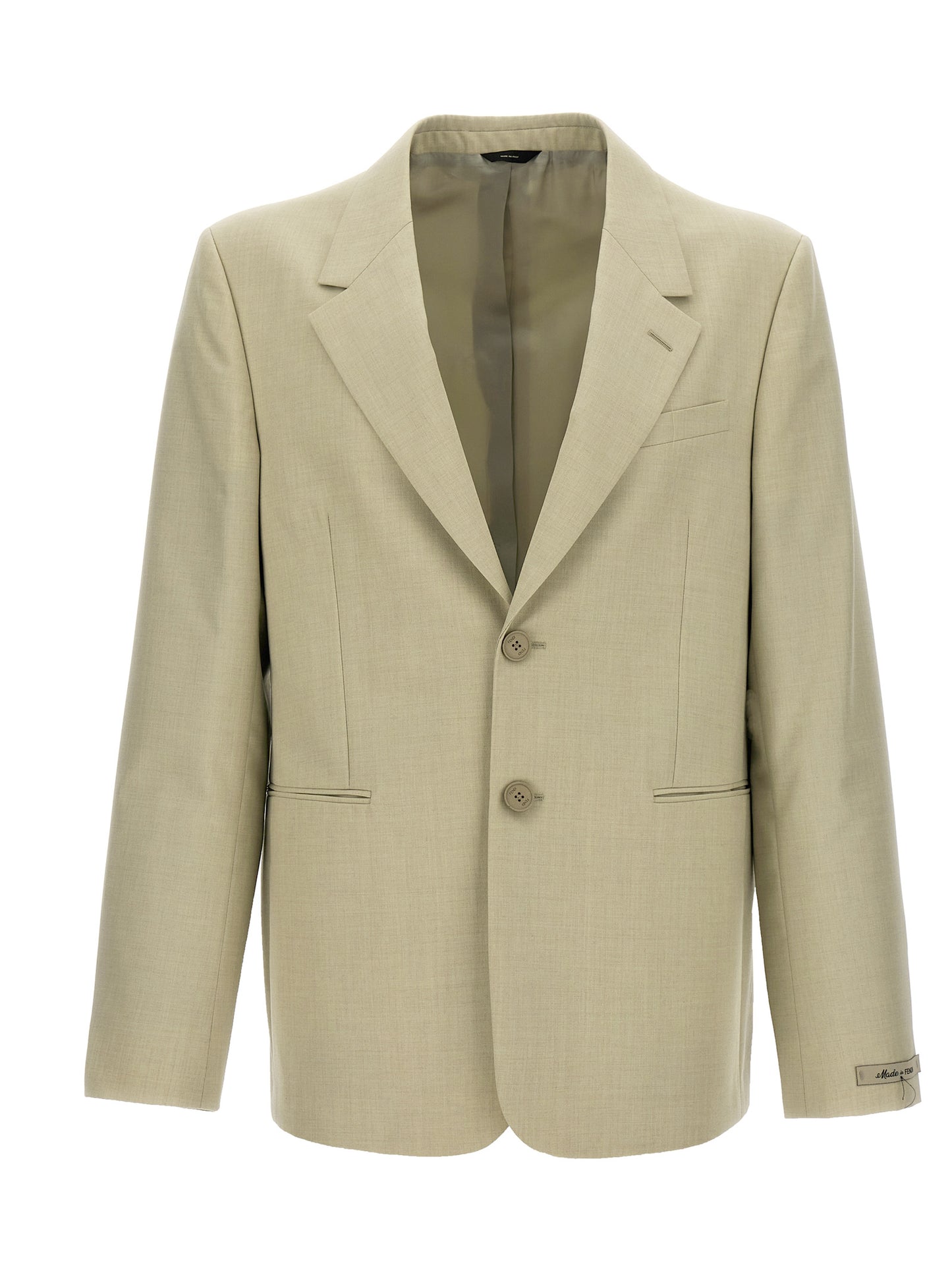 Single-breasted wool blazer Blazer