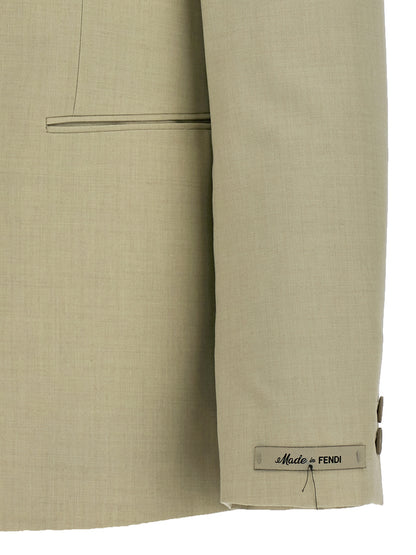 Single-breasted wool blazer Blazer