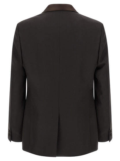 Crepe wool blazer Blazer