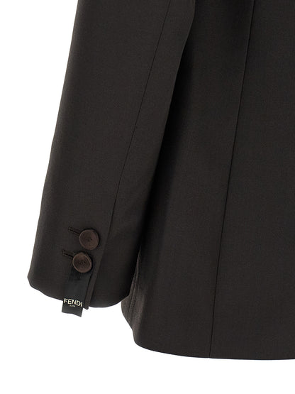 Crepe wool blazer Blazer