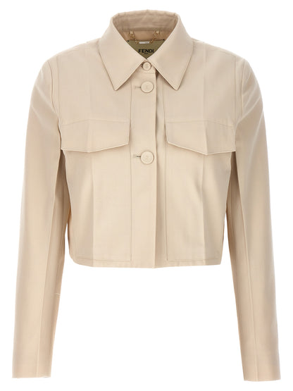 Tailored crop jacket Blazer and Suits