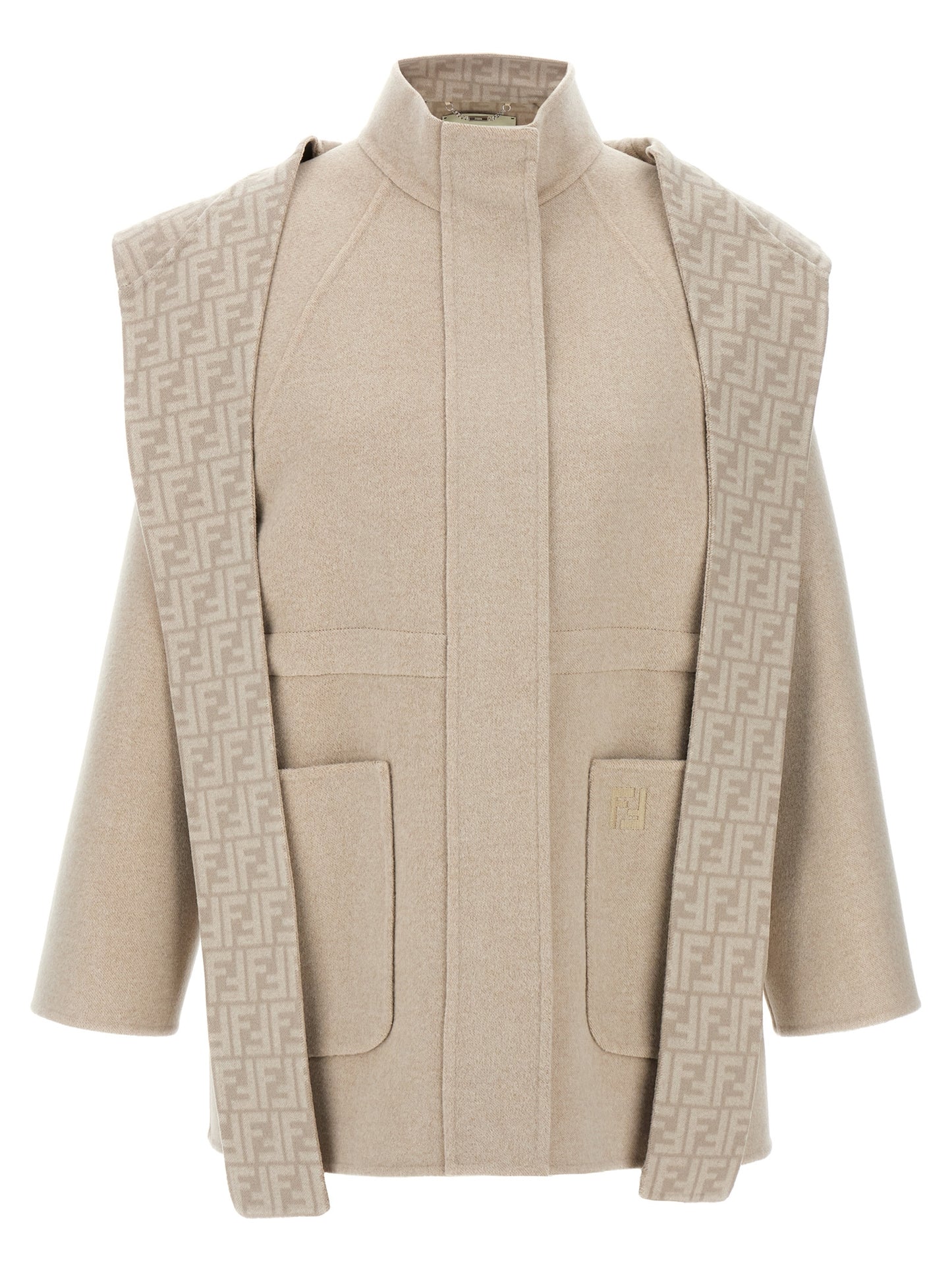FF wool parka Down jacket, Parka, Casual jackets