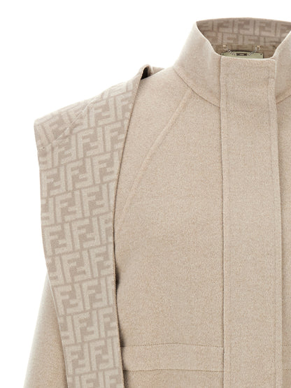 FF wool parka Down jacket, Parka, Casual jackets