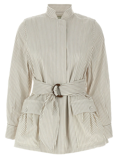 Striped blouson Casual jackets, parka
