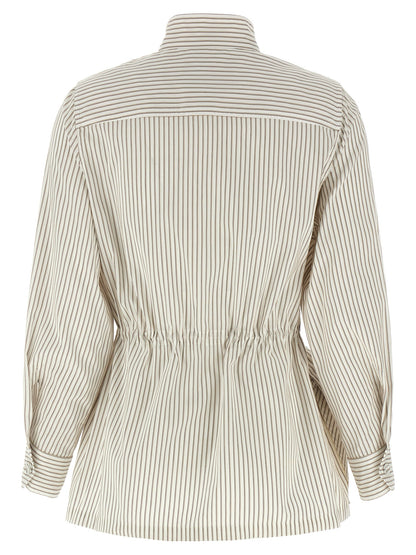 Striped blouson Casual jackets, parka