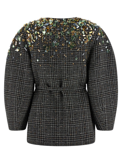 Tweed jacket Down jacket, Parka, Casual jackets
