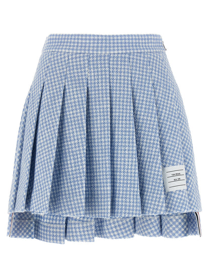 Pleated tweed skirt Skirts