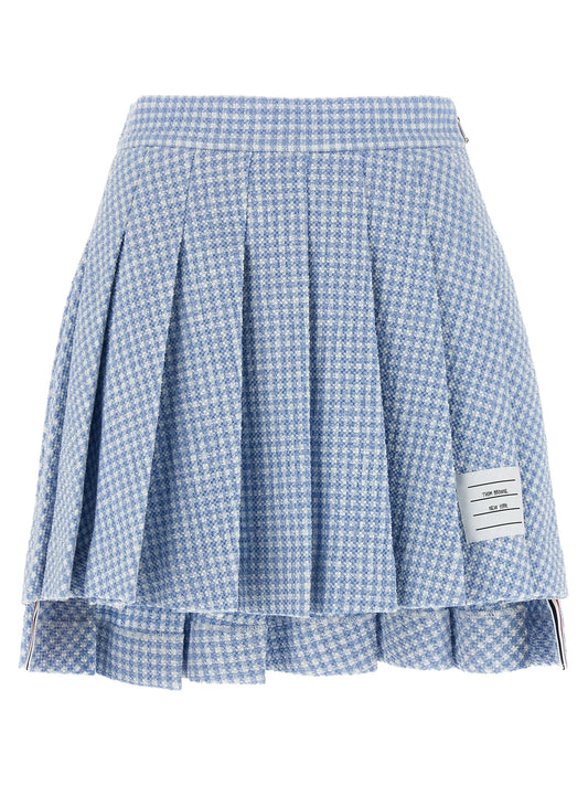 Pleated tweed skirt Skirts