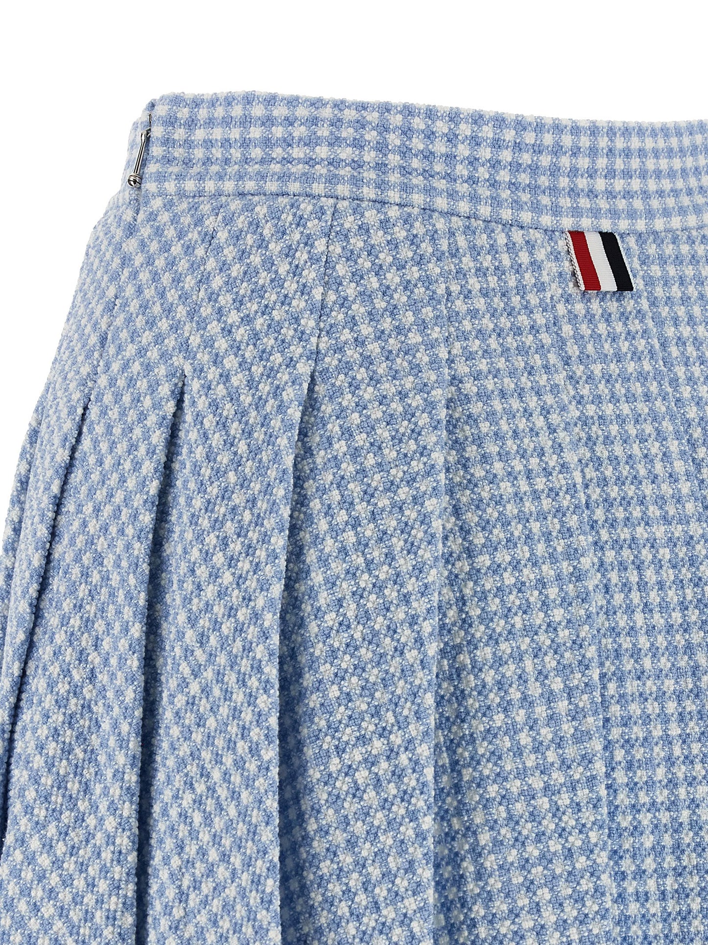 Pleated tweed skirt Skirts