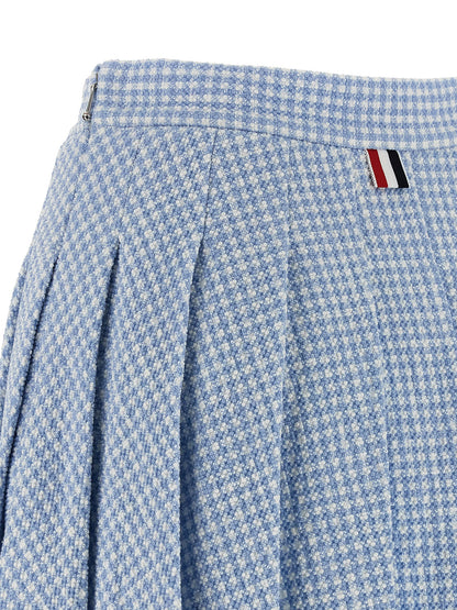 Pleated tweed skirt Skirts