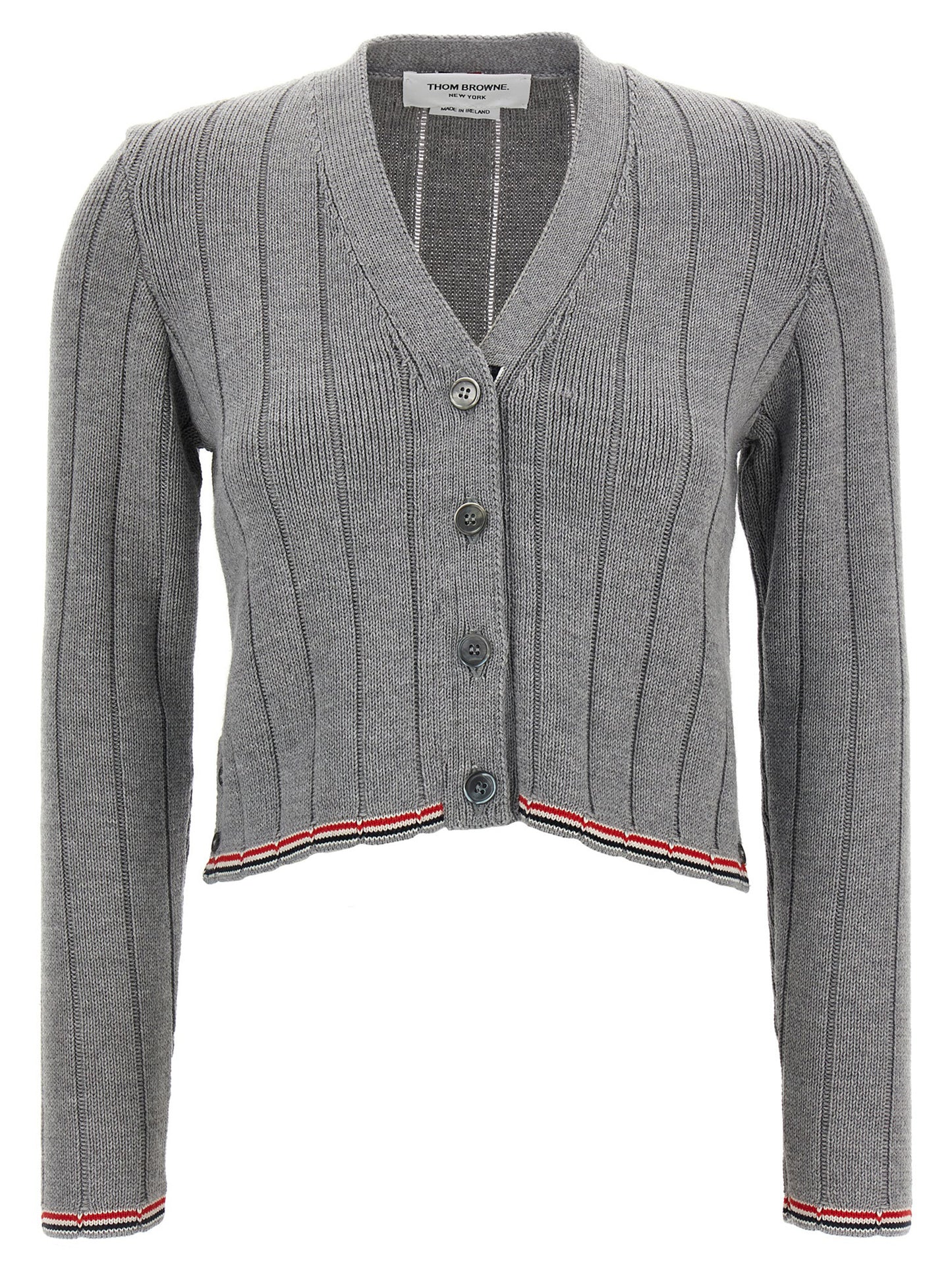 'RWB' jacquard cardigan Sweater, cardigans