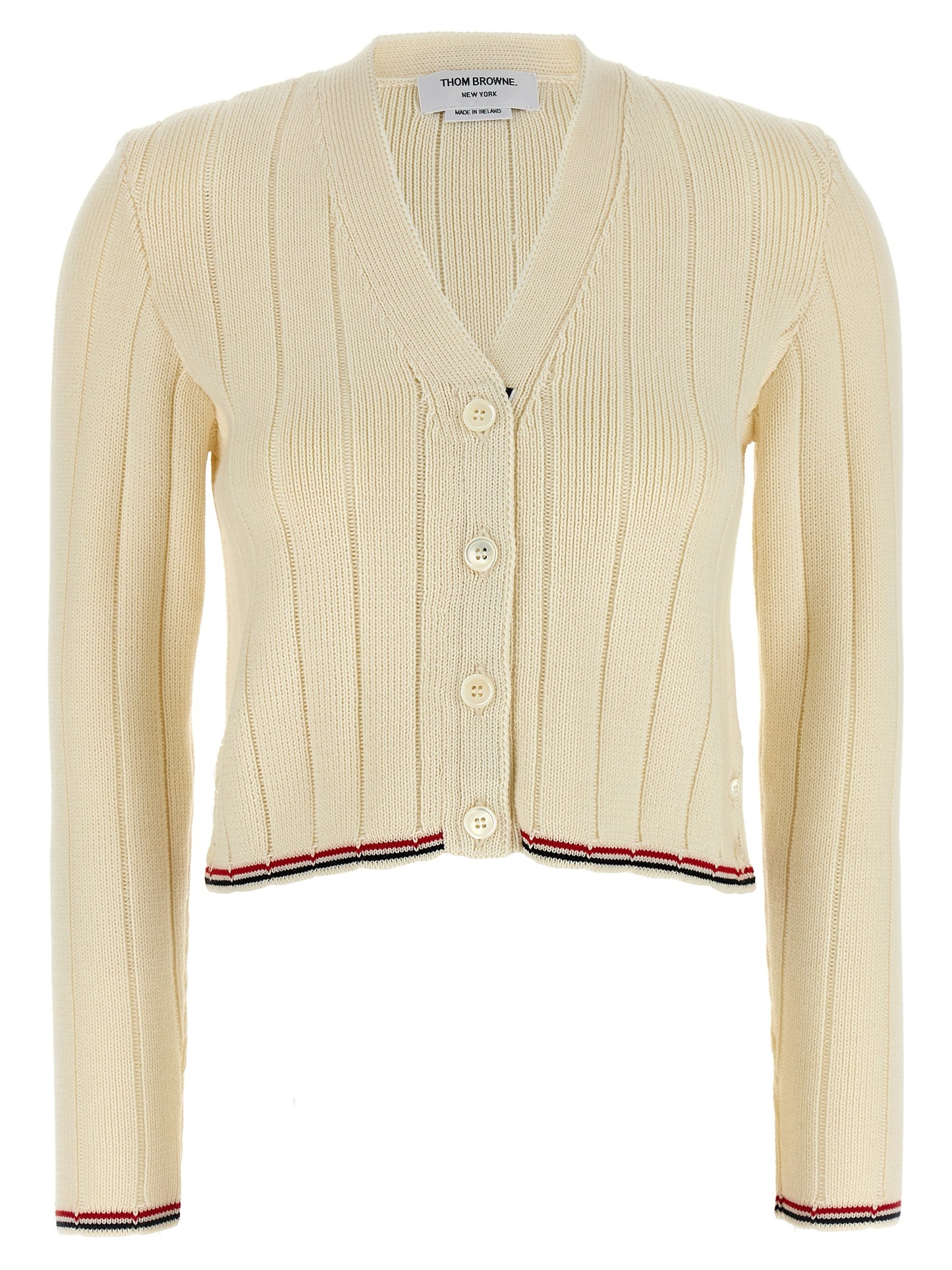 'RWB' jacquard cardigan Sweater, cardigans