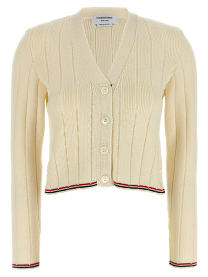 'RWB' jacquard cardigan Sweater, cardigans