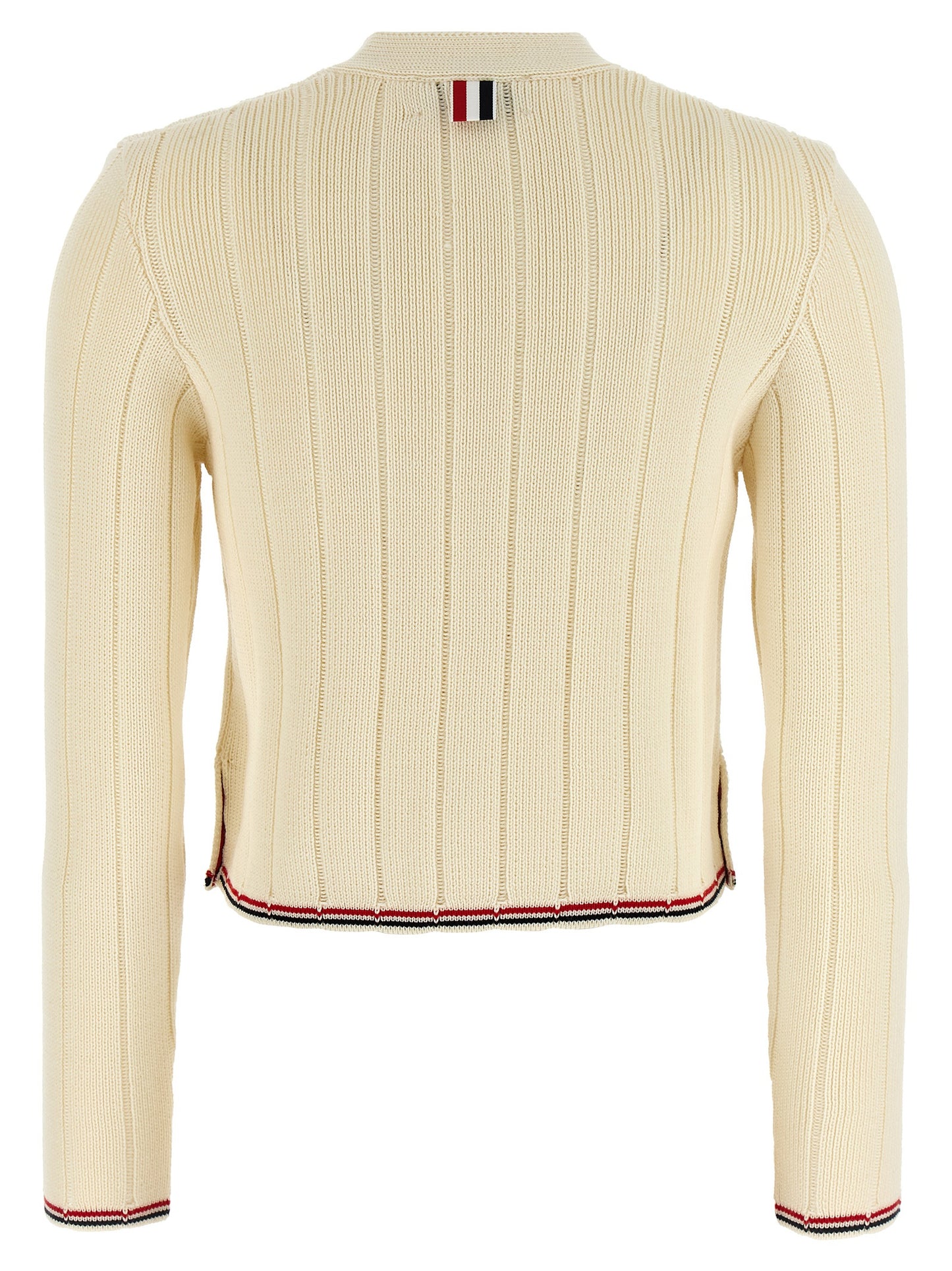 'RWB' jacquard cardigan Sweater, cardigans