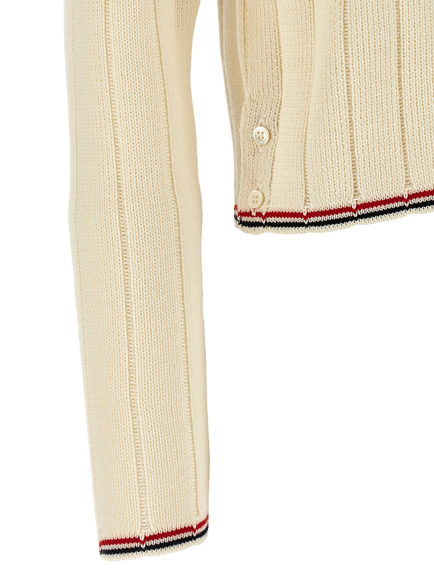 'RWB' jacquard cardigan Sweater, cardigans
