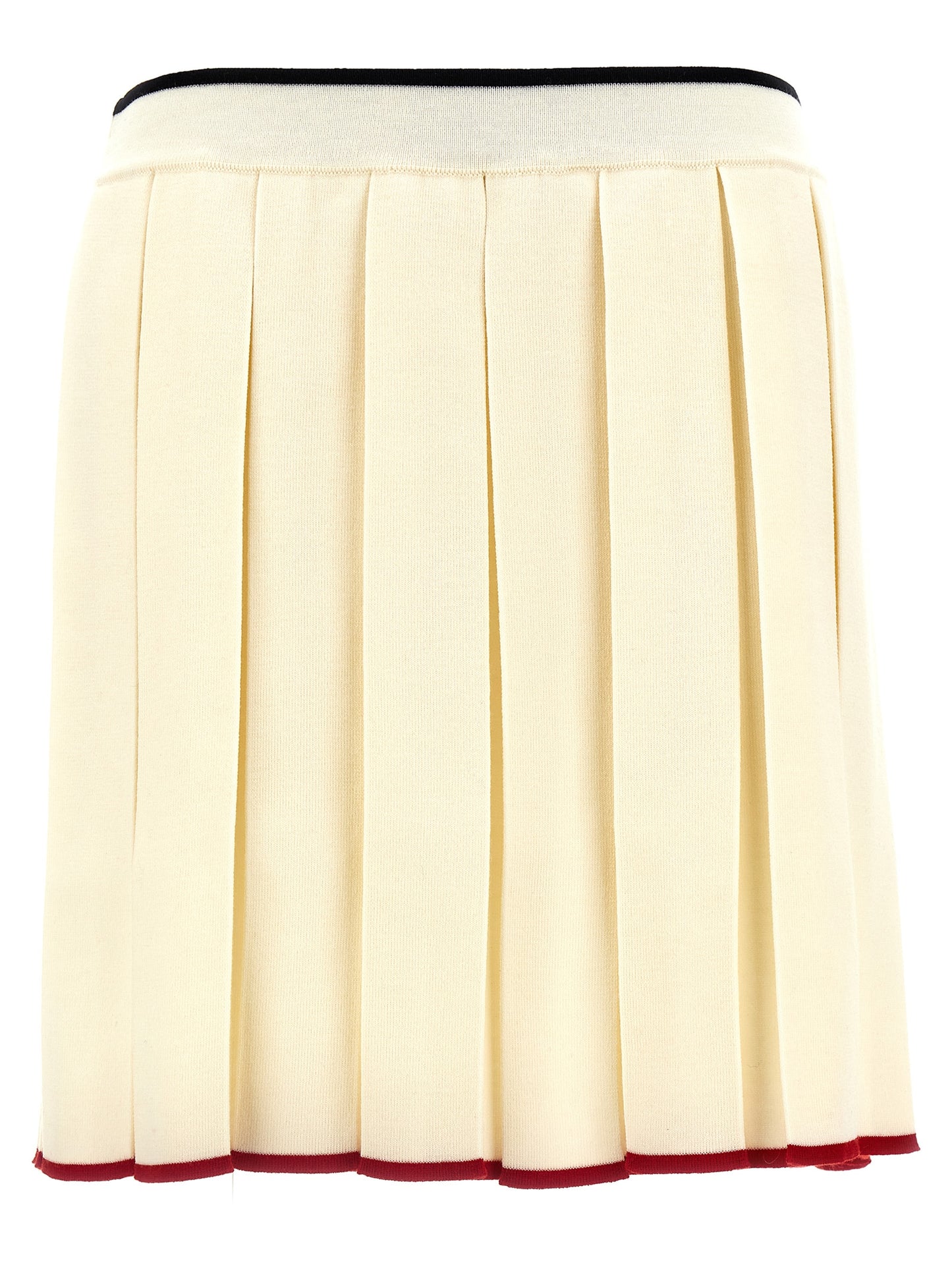 Knitted pleated skirt Skirts