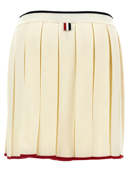 Knitted pleated skirt Skirts