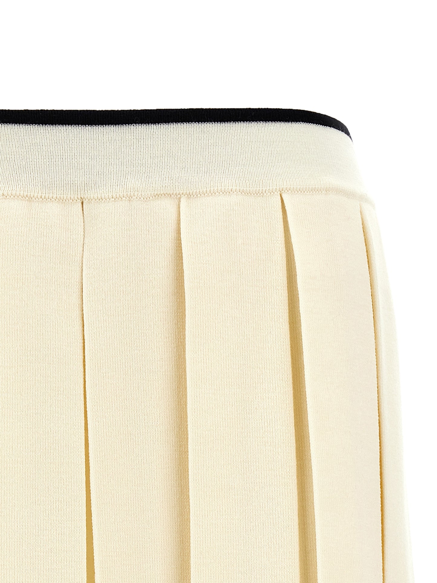 Knitted pleated skirt Skirts