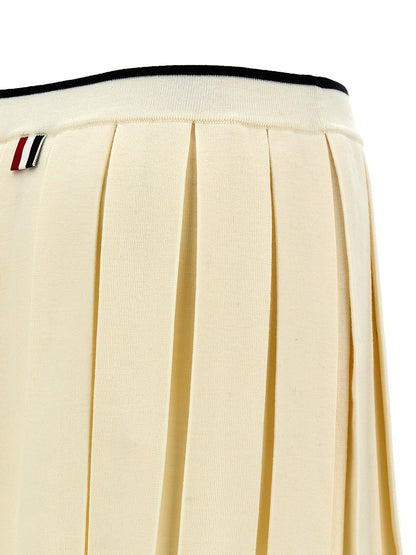 Knitted pleated skirt Skirts
