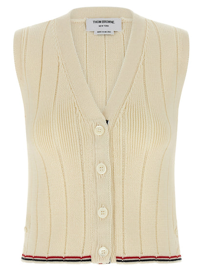 RWB intarsia vest Gilet