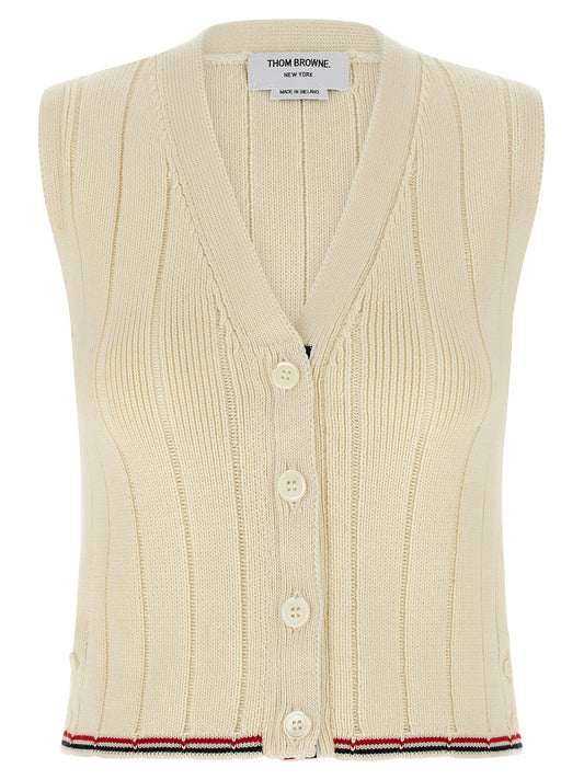 RWB intarsia vest Gilet