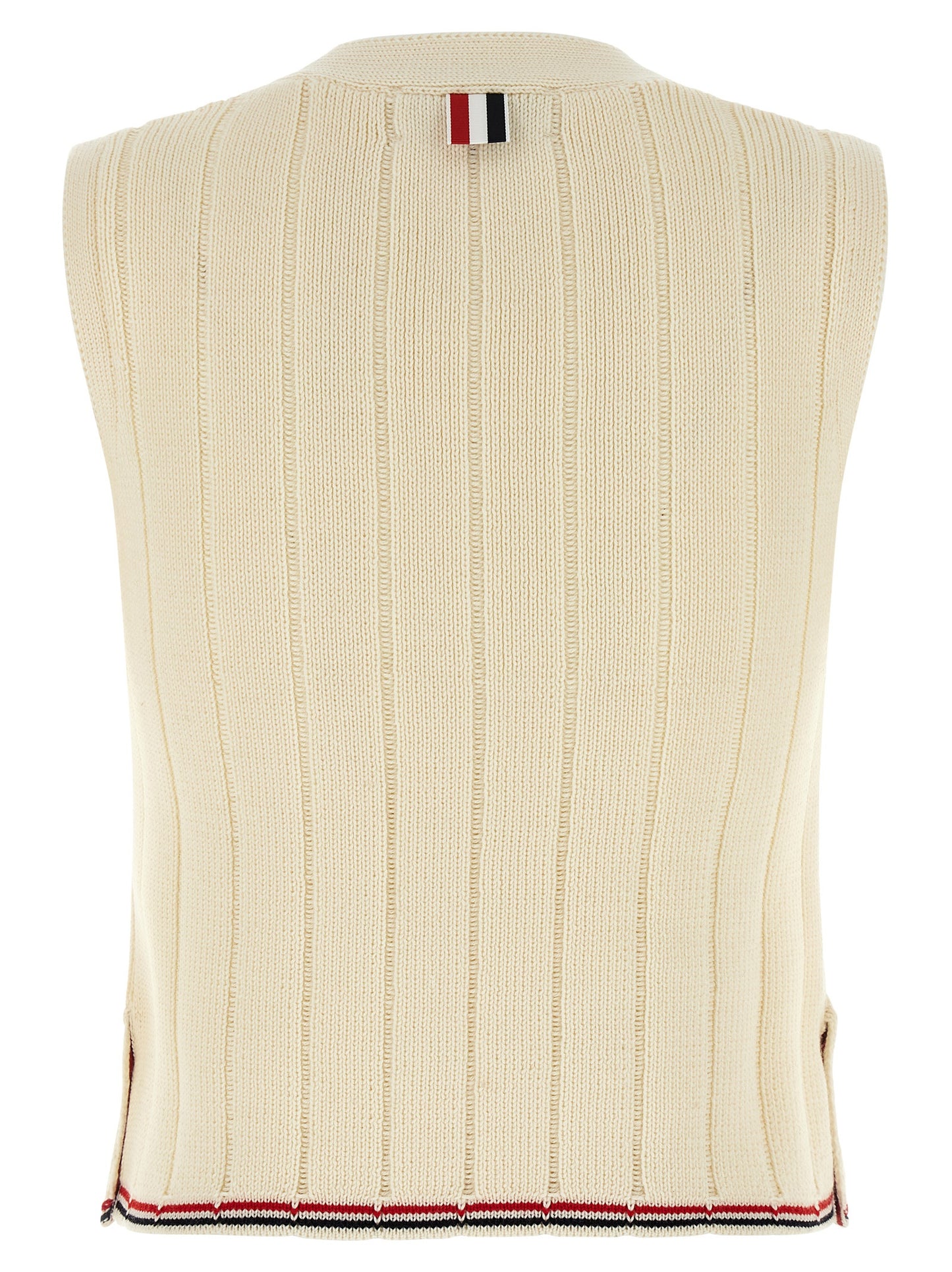 RWB intarsia vest Gilet