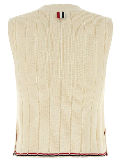 RWB intarsia vest Gilet
