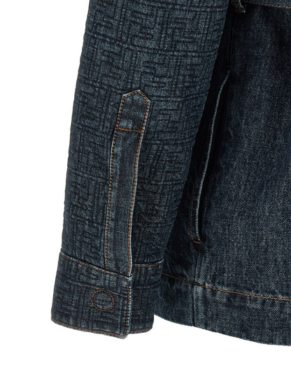 'FF' denim jacket Piumini, Parka, Giacche casual