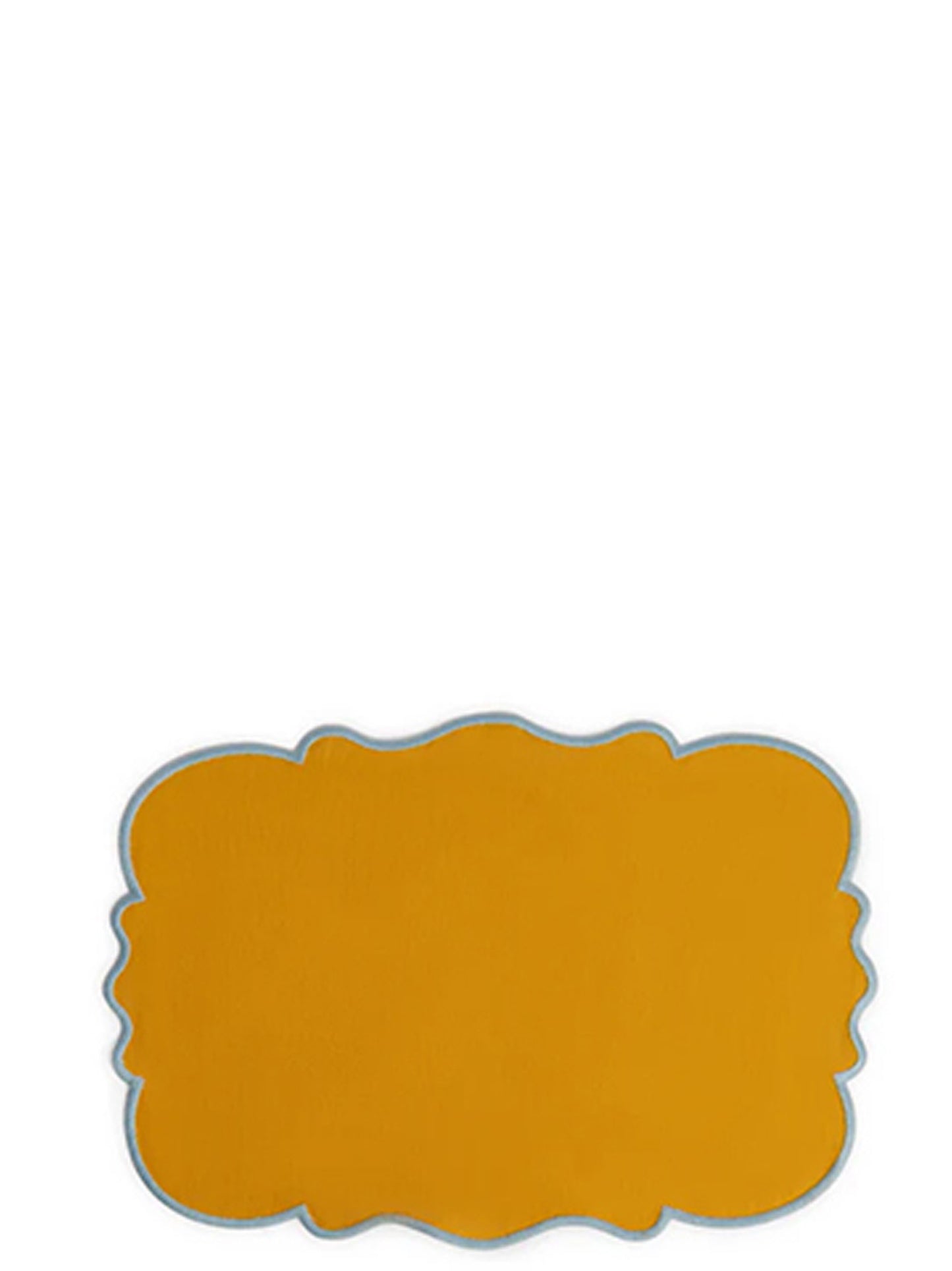 Set of 2 placemats with scalloped edge Kitchen linen