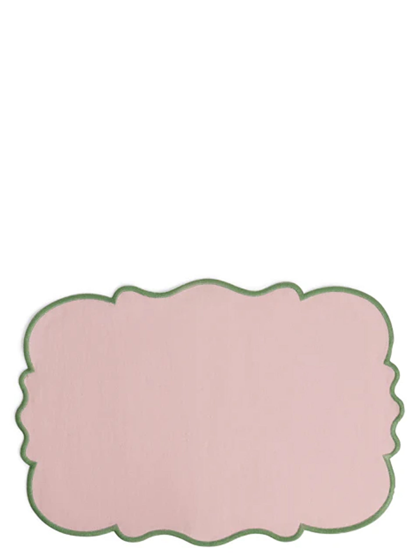 Set of 2 placemats with scalloped edge Kitchen linen